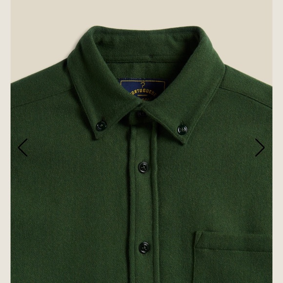 Portuguese Flannel Form XL Green NWT - Picture 3 of 3